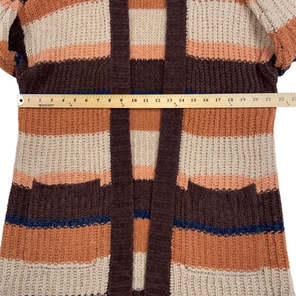 American Eagle Chenille Striped Oversized Open Cardigan - Women’s XS Small - Picture 3 of 12